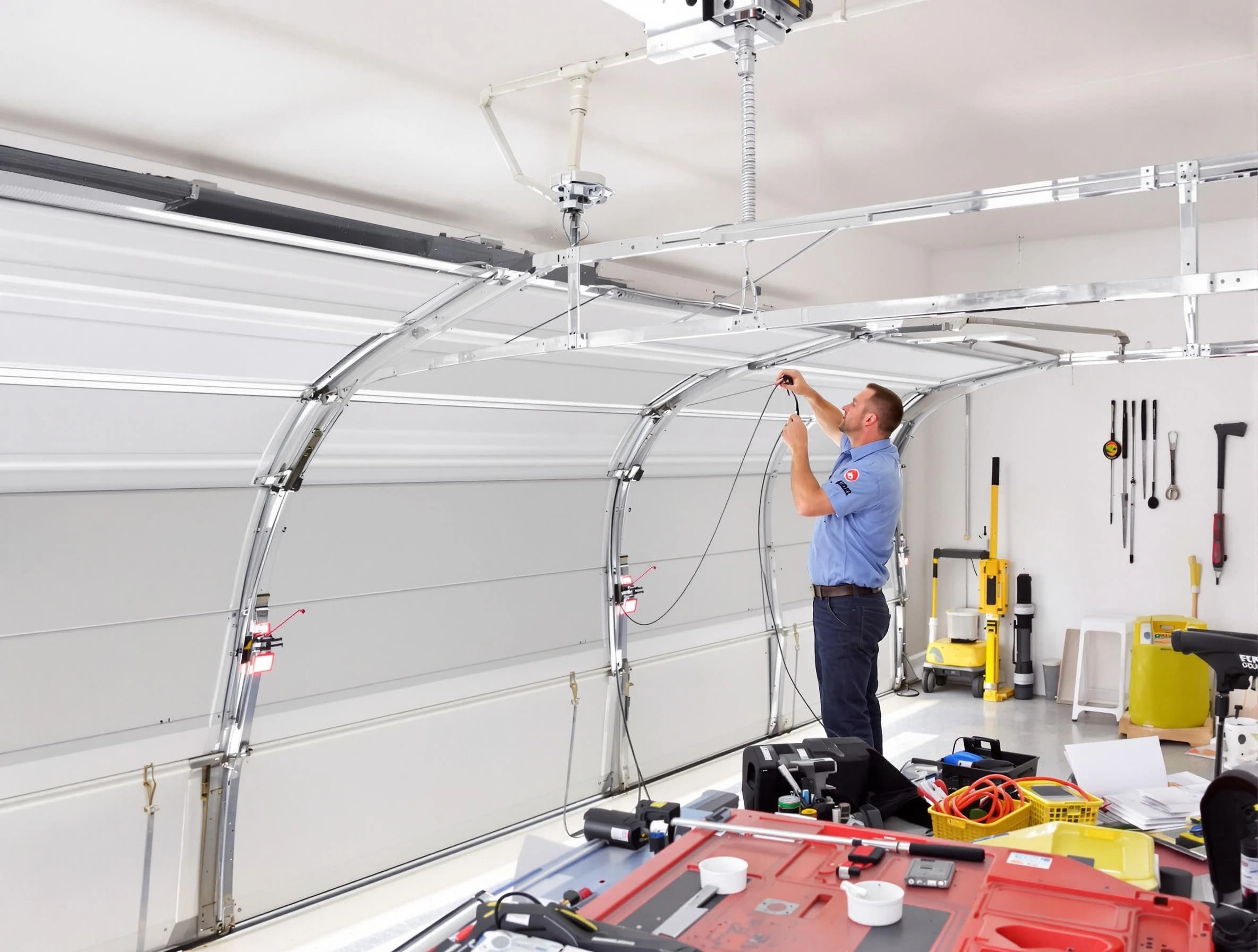 Garage door cable repair service by Baldwin Garage Door Repair in Baldwin