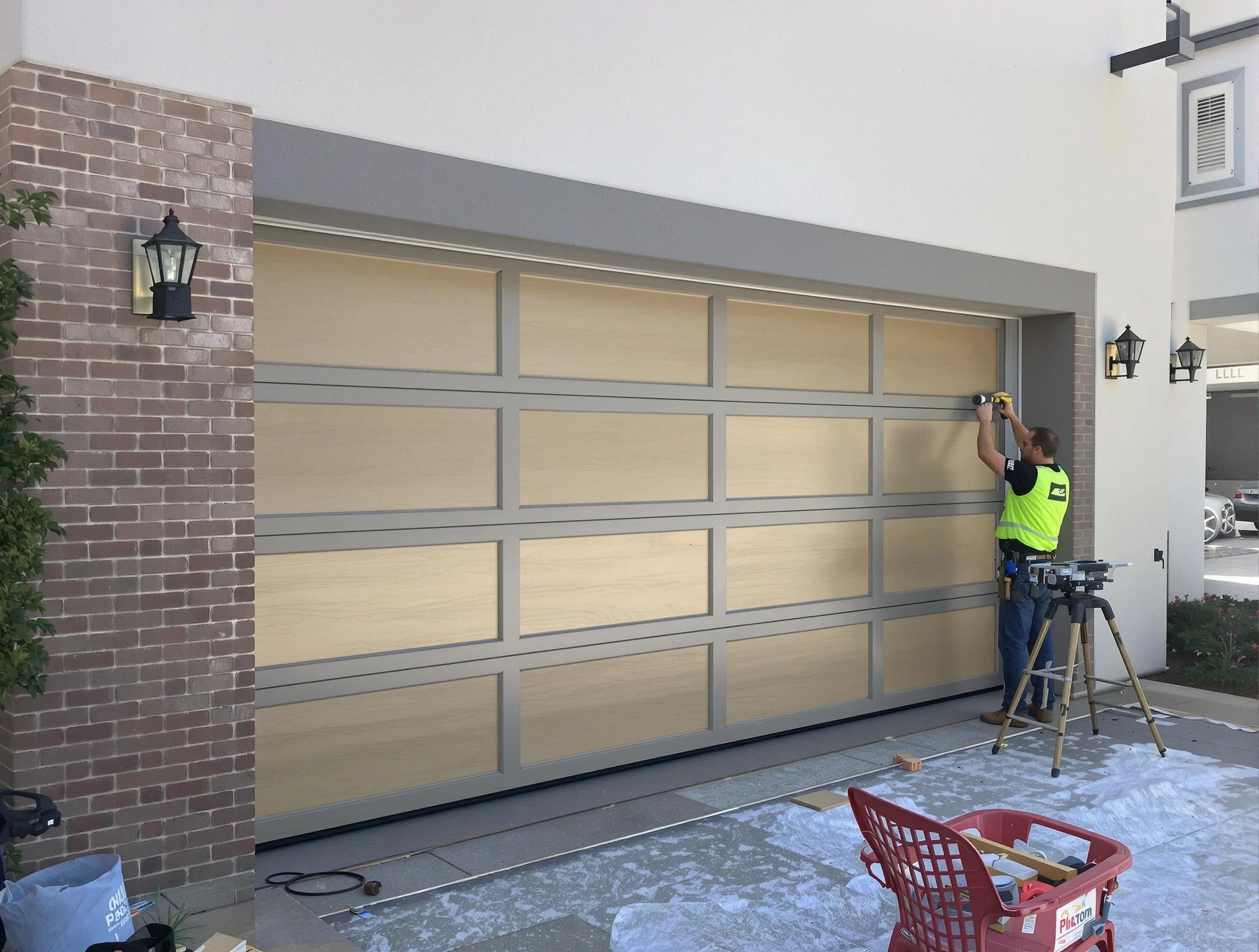 Garage door replacement service by Baldwin Garage Door Repair in Baldwin