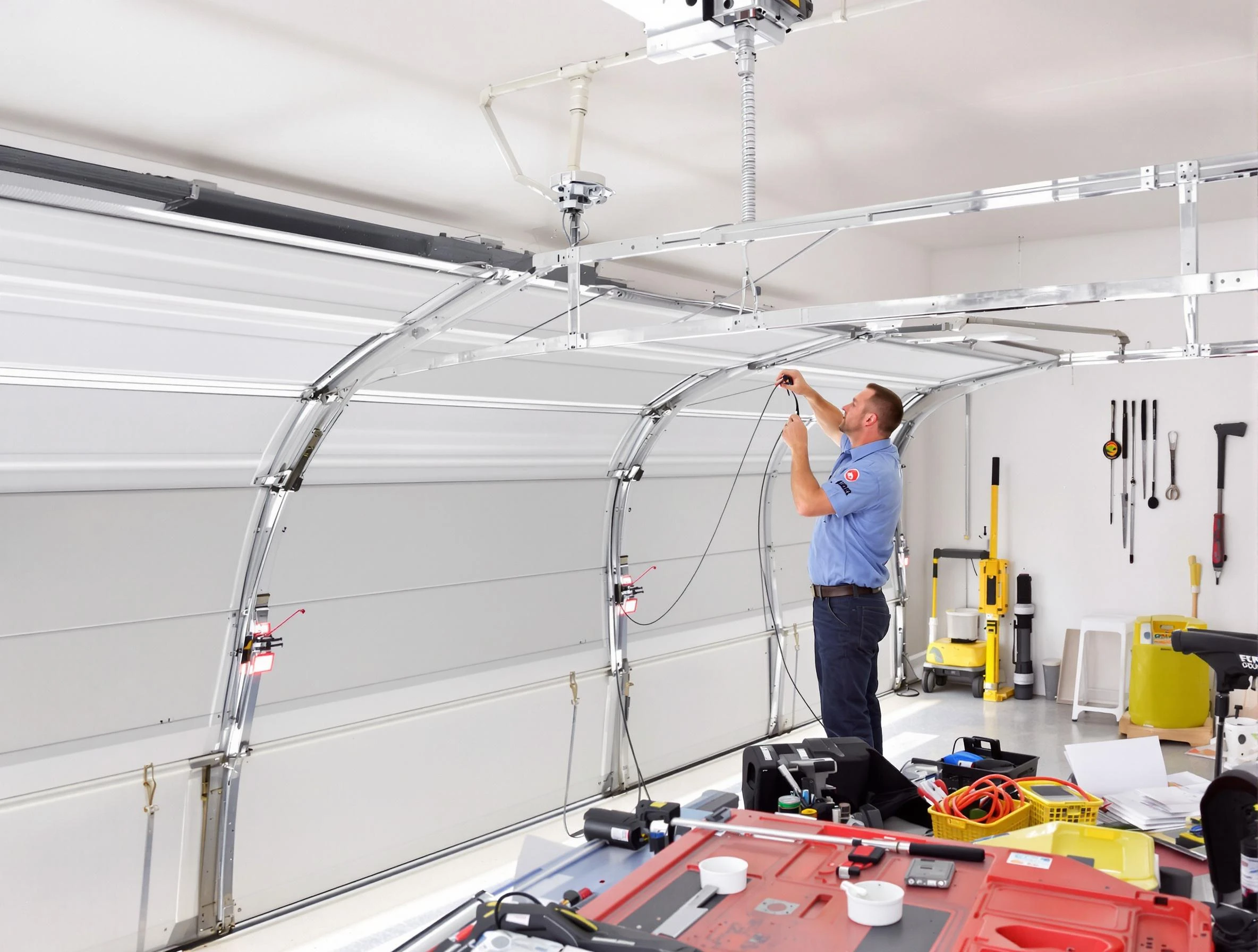 Garage door cable repair service by Baldwin Garage Door Repair in Baldwin