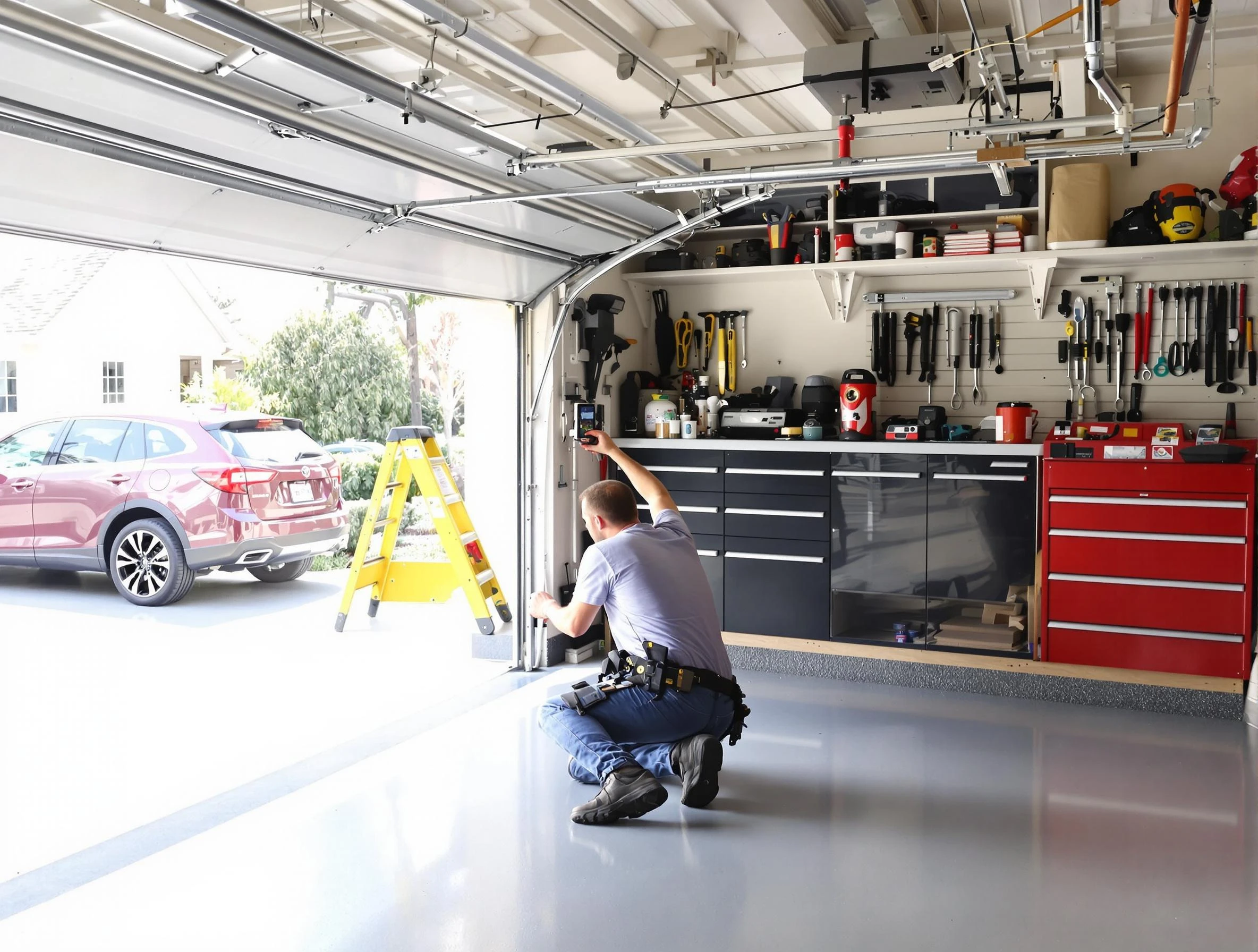 Local garage door repair service by Baldwin Garage Door Repair in Baldwin