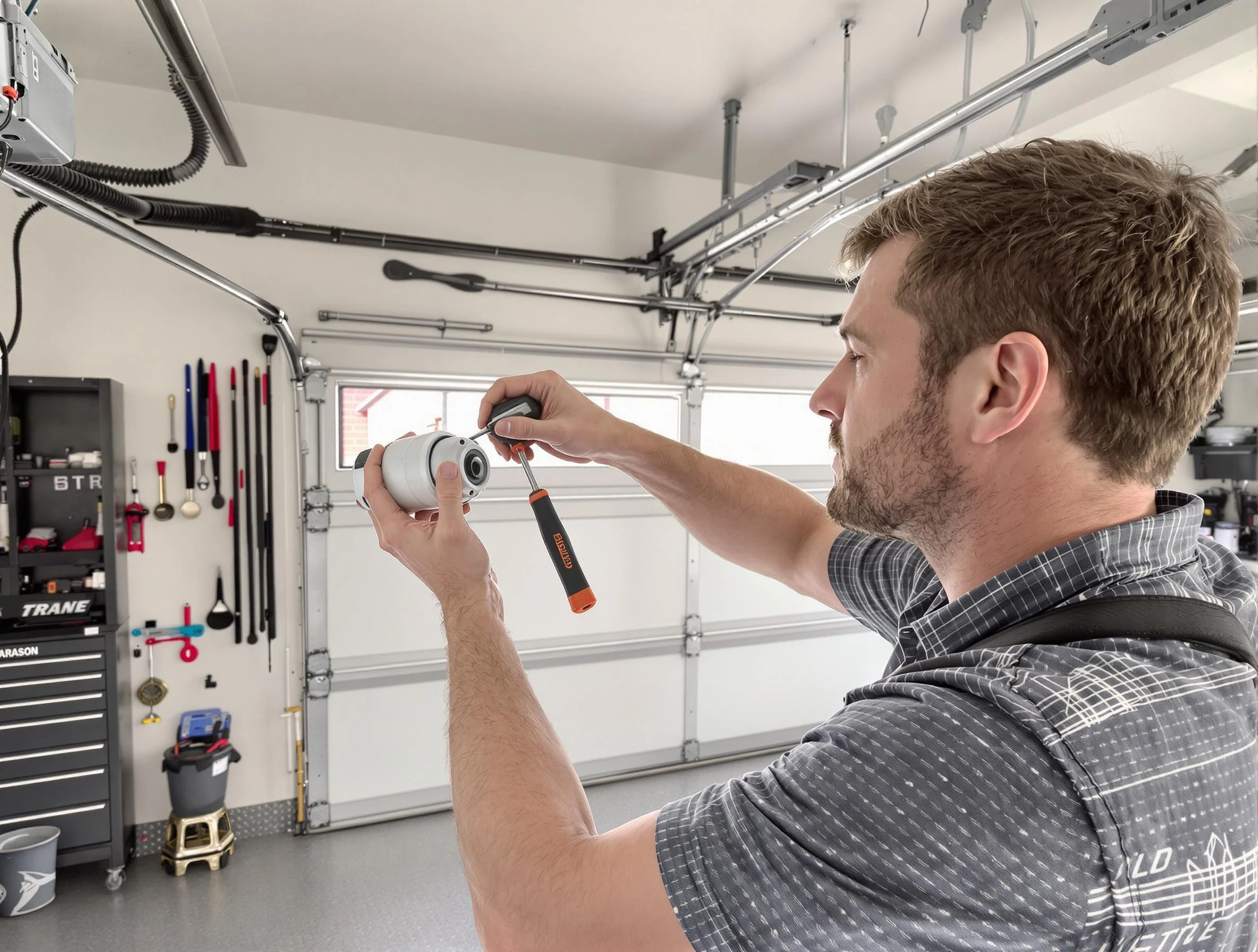 Garage door opener repair service by Baldwin Garage Door Repair in Baldwin